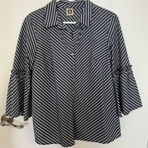 Anne Klein striped blouse